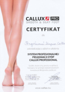 Tanúsítvány Callux pro lábápolás képzésről